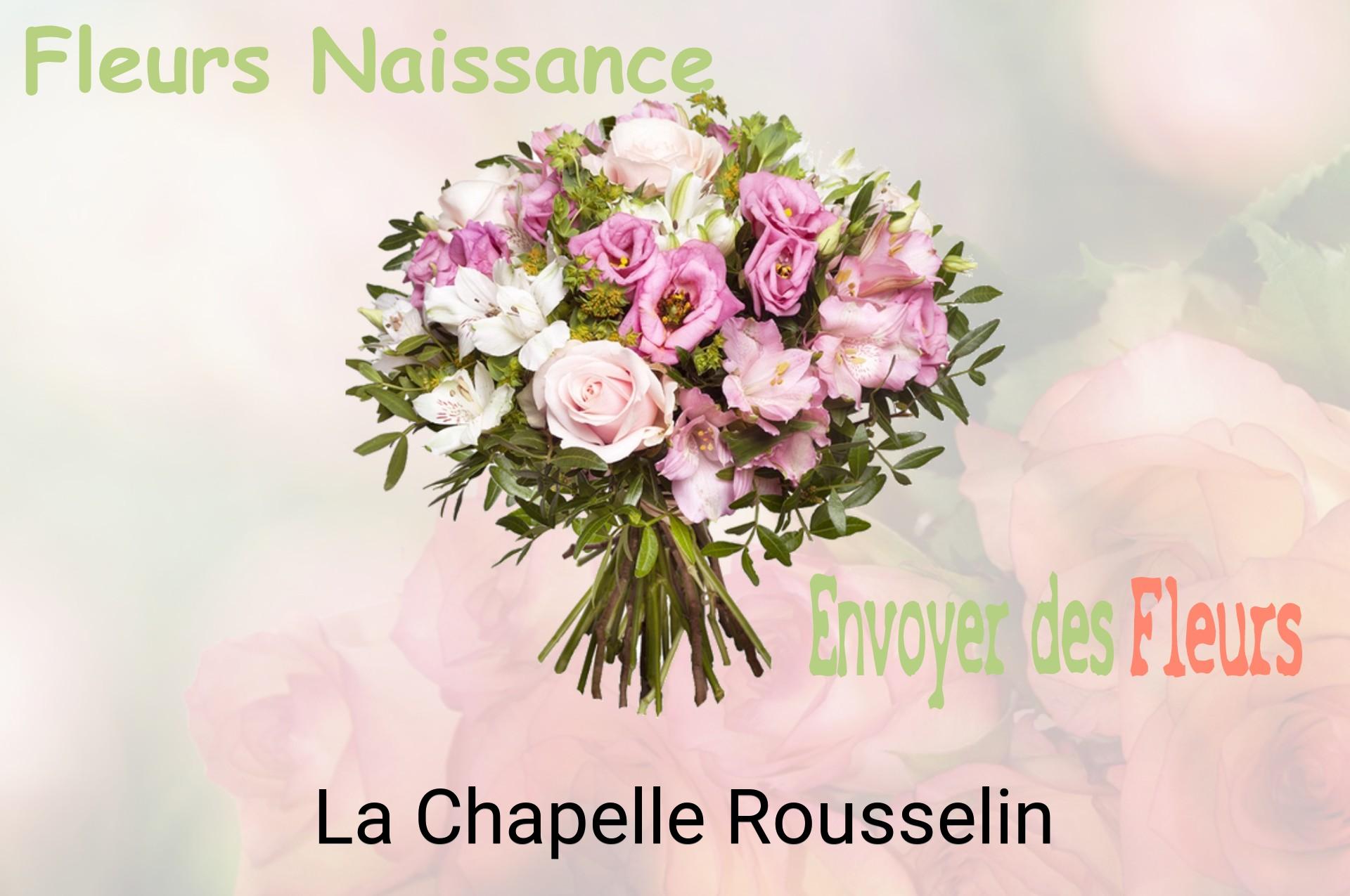 Bouquet de fleurs de naissance livré à La Chapelle-Rousselin